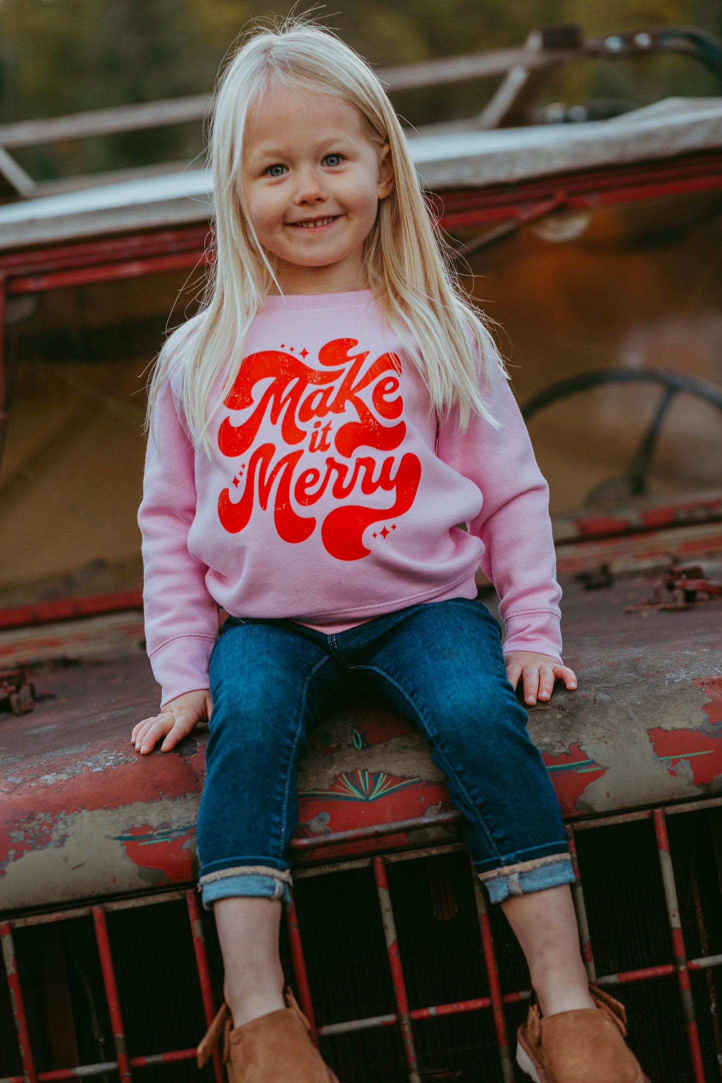 Make It Merry Toddler Crewneck Sweatshirt