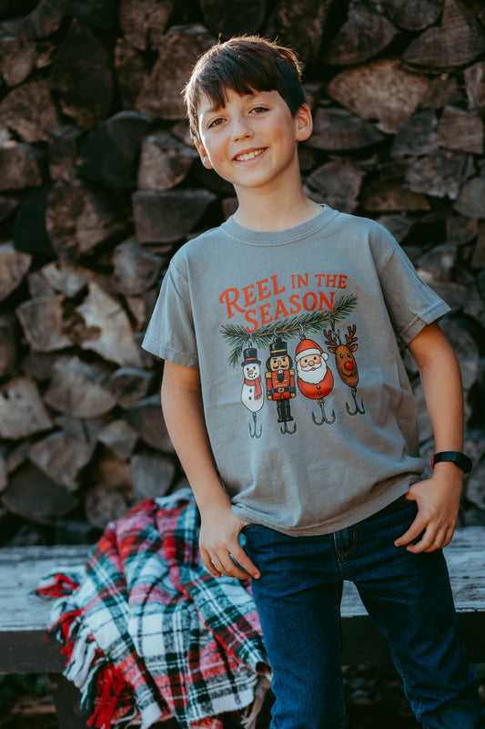 Reel In The Season Youth T-Shirt