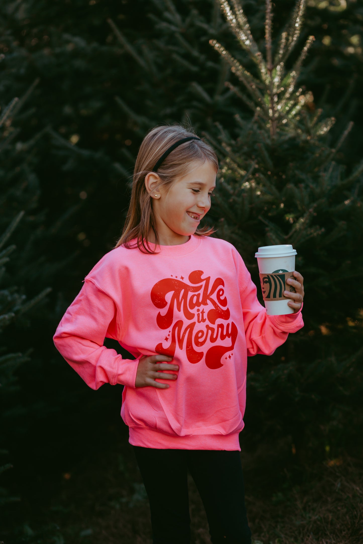 Make It Merry Youth Crewneck Sweatshirt