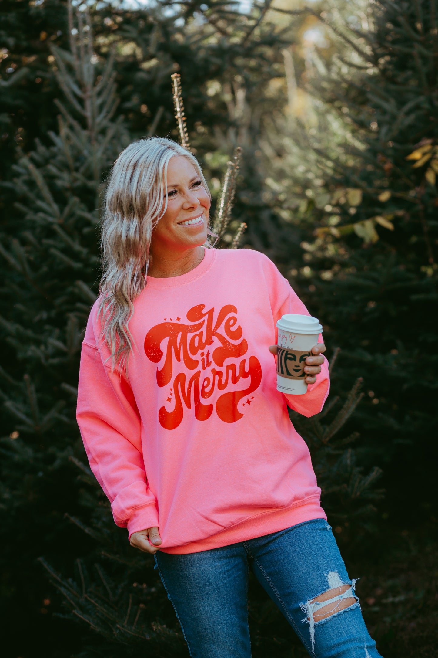 Make It Merry Adult Crewneck Sweatshirt