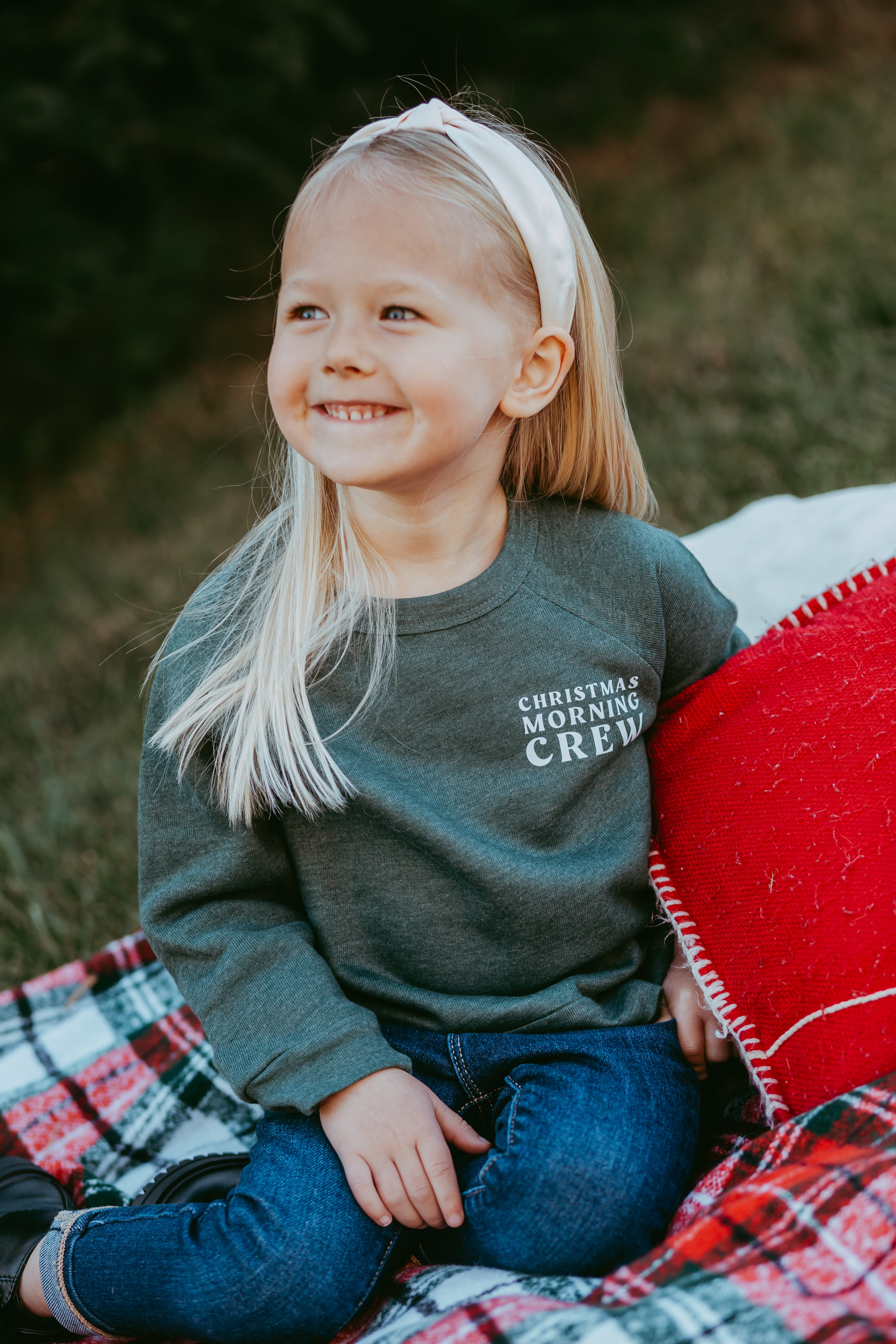 Christmas Morning Crew Toddler Crewneck Sweatshirt