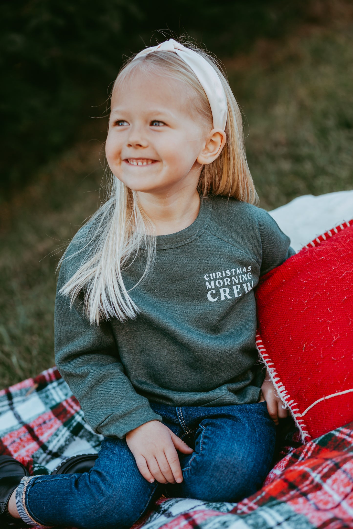 Christmas Morning Crew Toddler Crewneck Sweatshirt