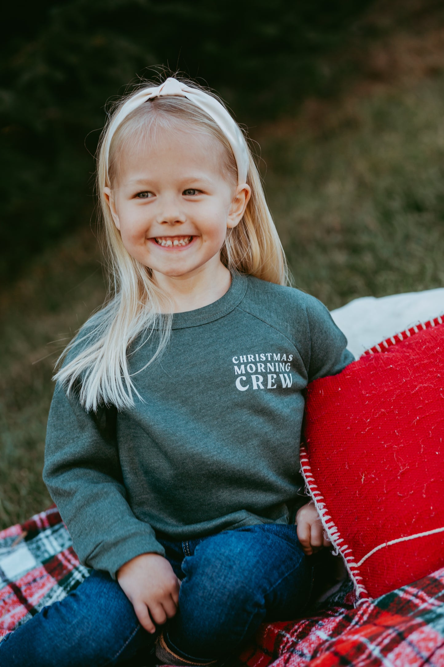 Christmas Morning Crew Toddler Crewneck Sweatshirt