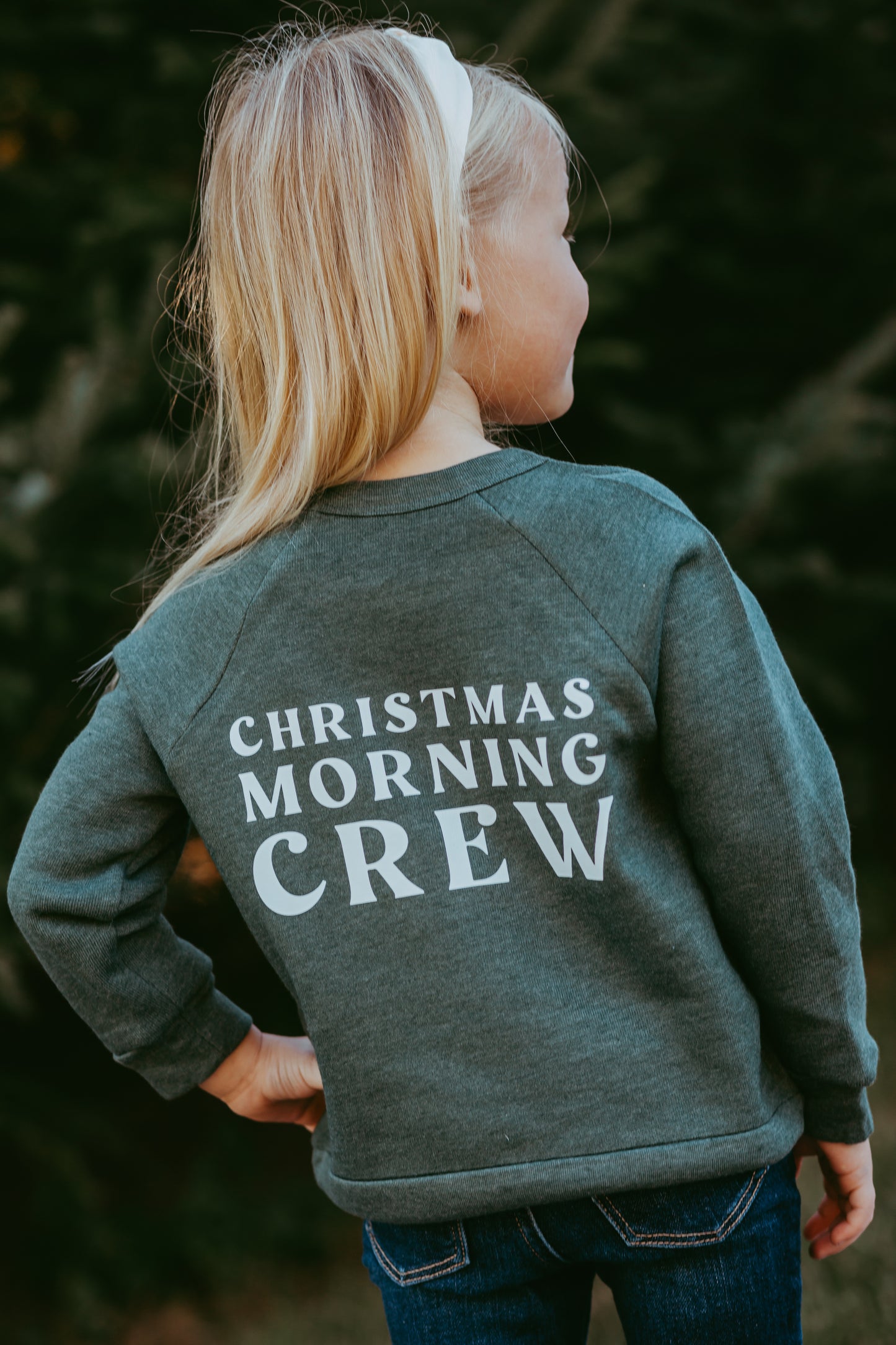 Christmas Morning Crew Toddler Crewneck Sweatshirt