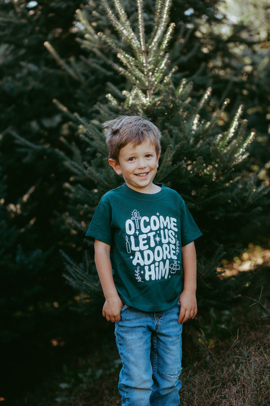 O Come Let Us Adore Him Toddler T-Shirt