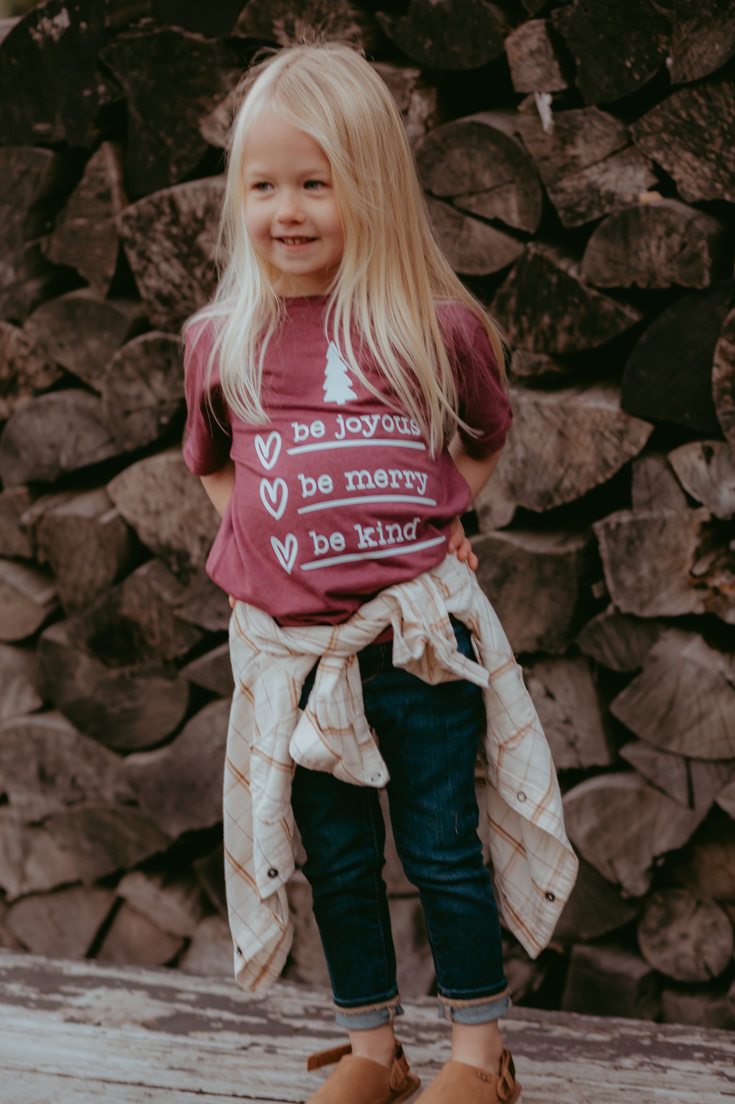 Be Joyous Be Merry Be Kind Toddler T-Shirt