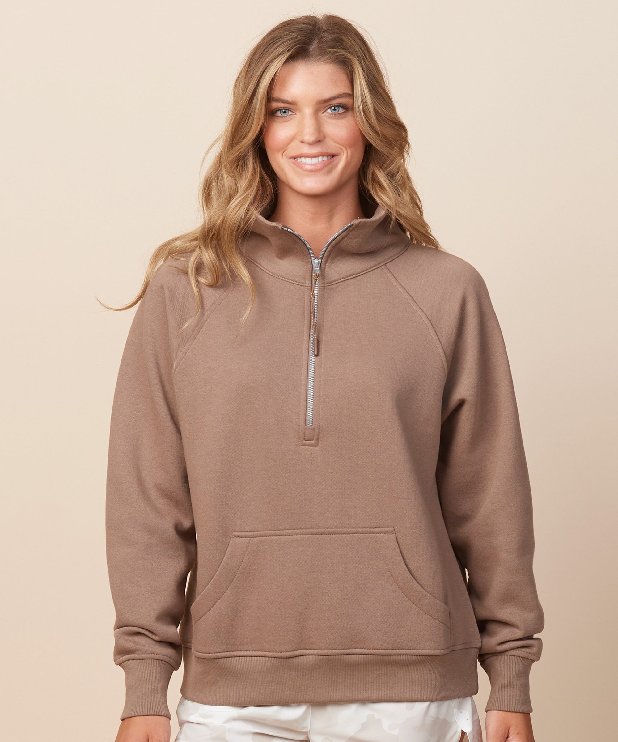 Women's Boxy Half Zip Fleece