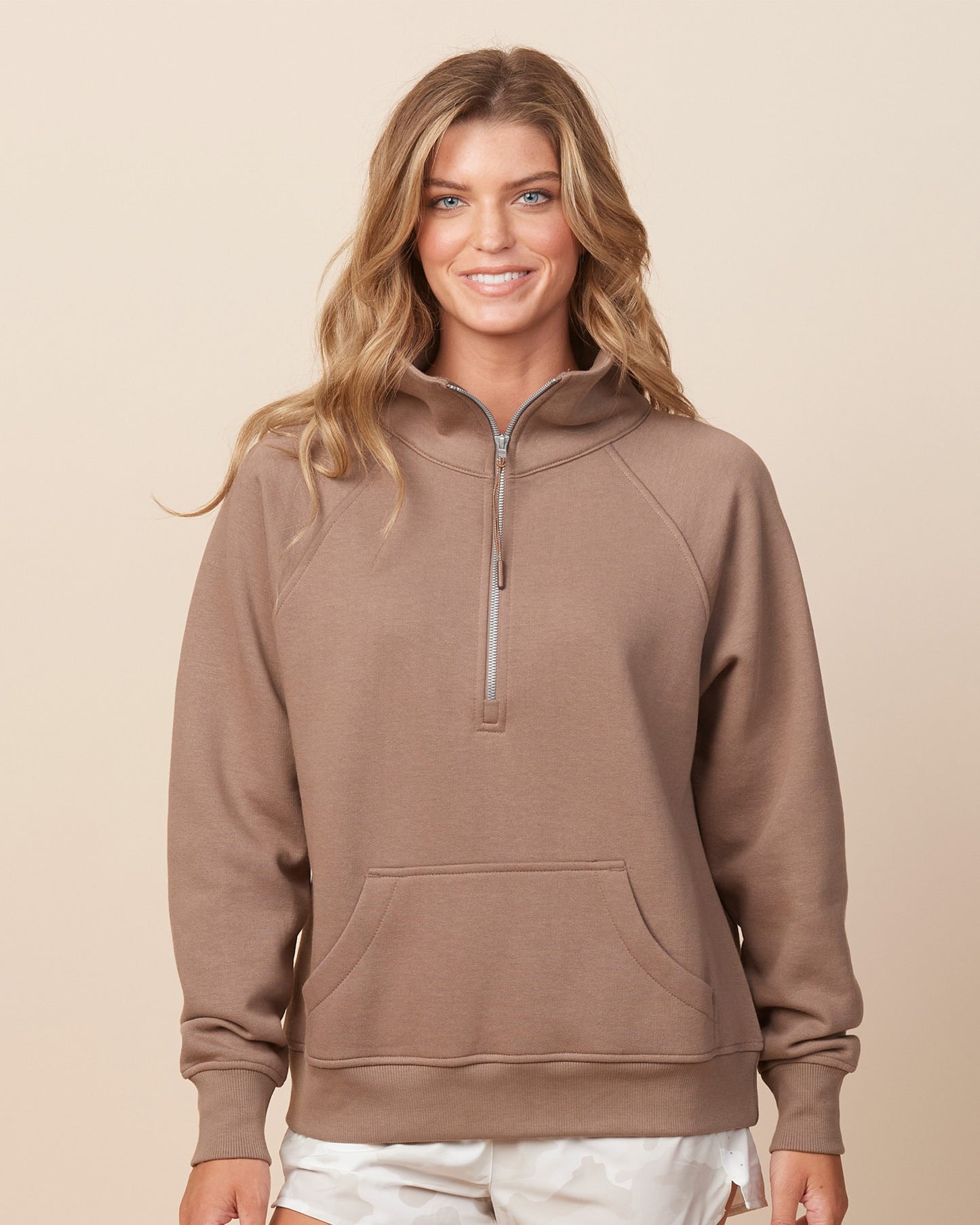 Women's Boxy Half Zip Fleece