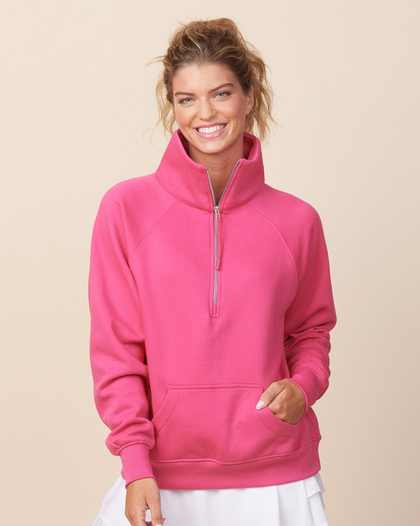 Women's Boxy Half Zip Fleece