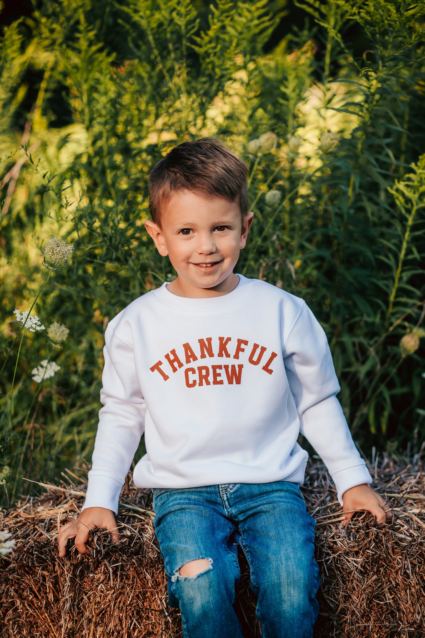Thankful Crew Toddler Crewneck Sweatshirt