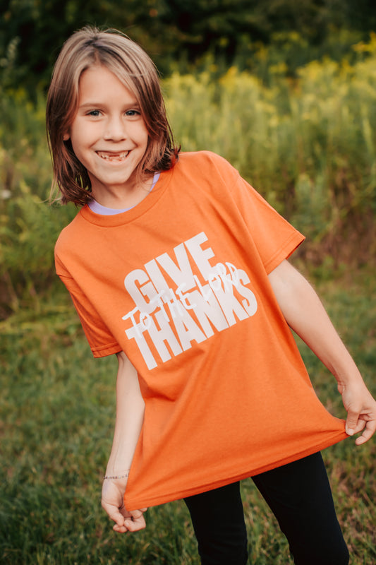 Give Thanks To The Lord Youth T-Shirt
