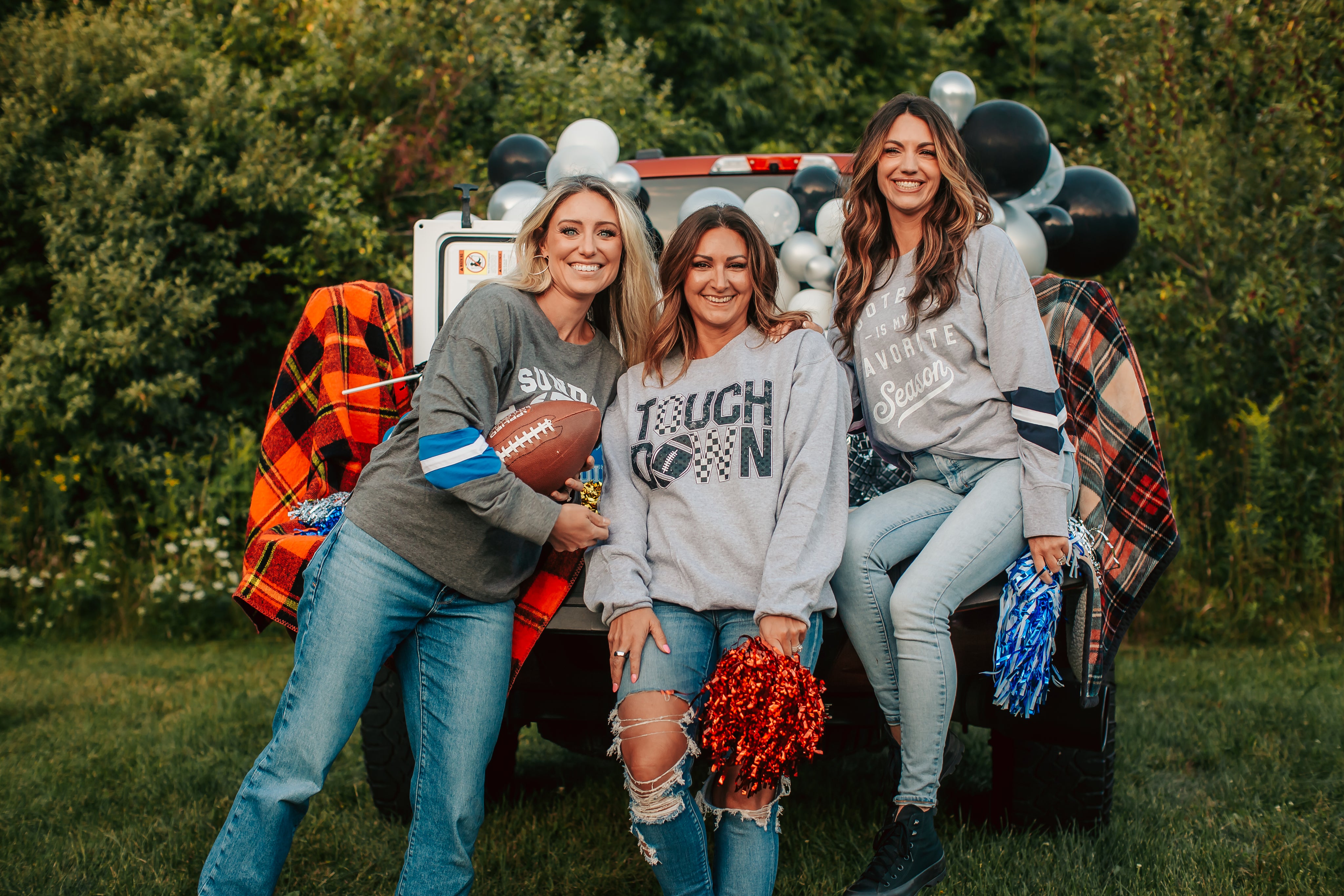 Football Is My Favorite Season Varsity Long Sleeve T-Shirt