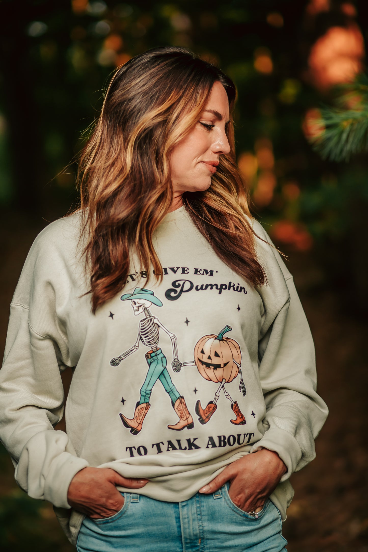 Let's Give Em' Something To Talk About Crewneck Sweatshirt