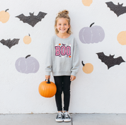 Painted Girly Boo Toddler/Youth Crewneck Sweatshirt