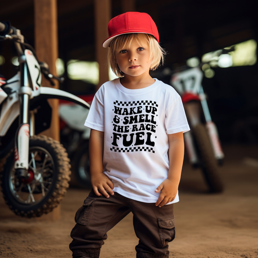 Wake Up & Smell The Race Fuel Toddler T-Shirt