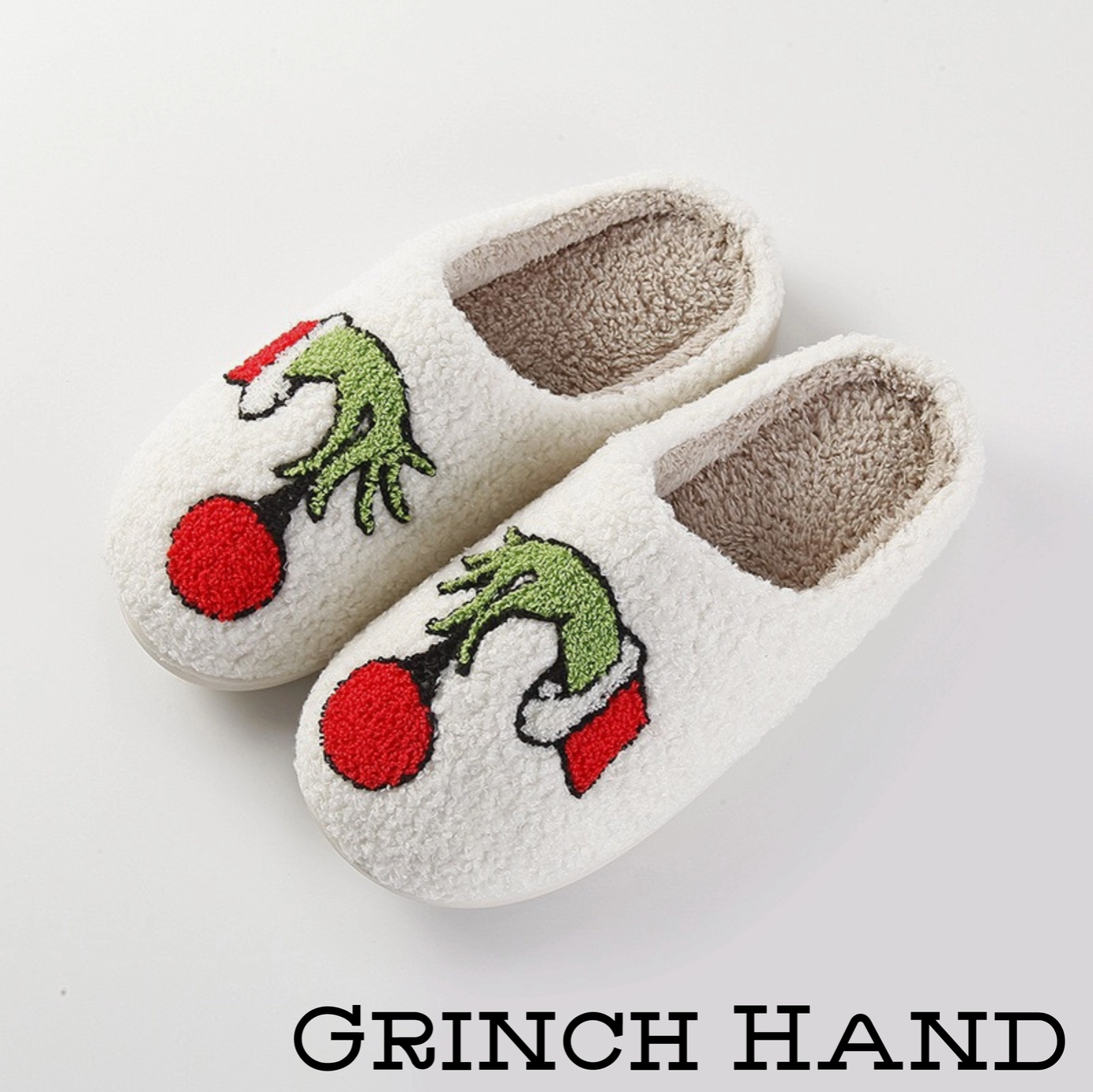 Grinch Hand Slippers