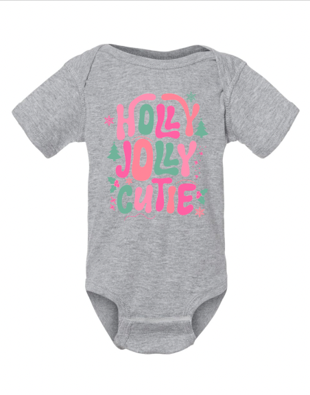 Holly Jolly Cutie Infant Onesie