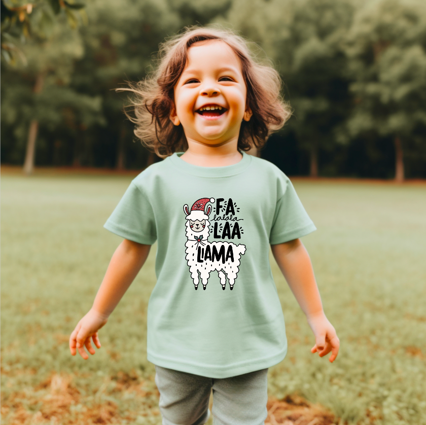 Fa La La La Laa Llama Toddler T-Shirt