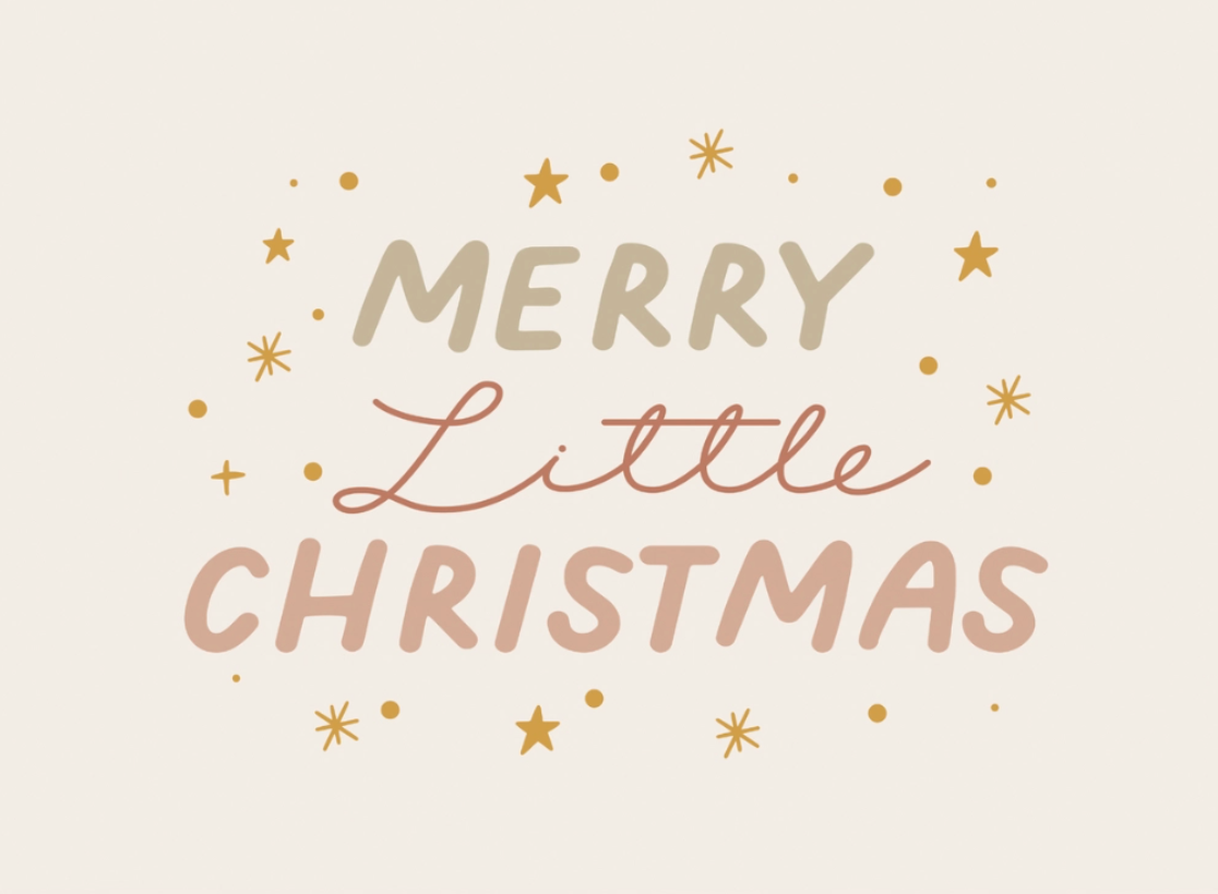 Merry Little Christmas Banner