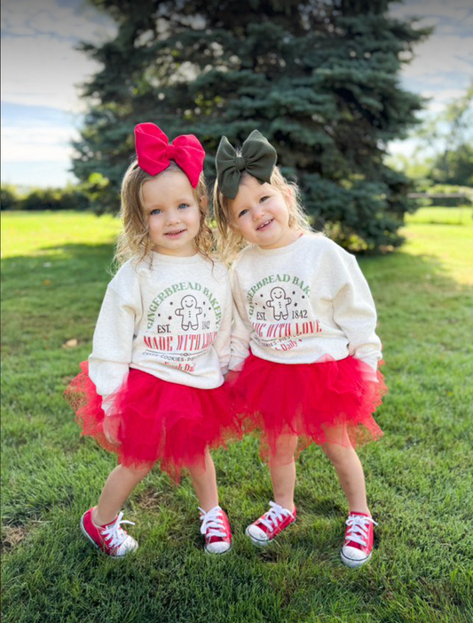 Gingerbread Bakery Toddler Crewneck Sweatshirt