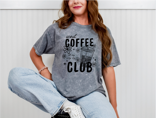 Iced Coffee Club Mineral Wash T-Shirt