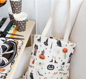 Spooky Trick Or Treat Canvas Tote Bag