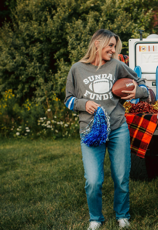 Sunday Funday Varsity Long Sleeve T-Shirt