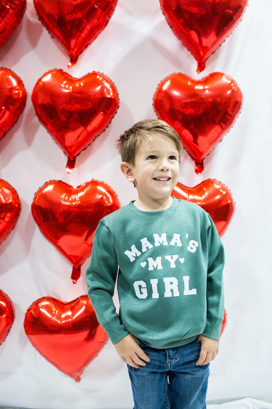 Mama's My Girl Toddler Crewneck Sweatshirt