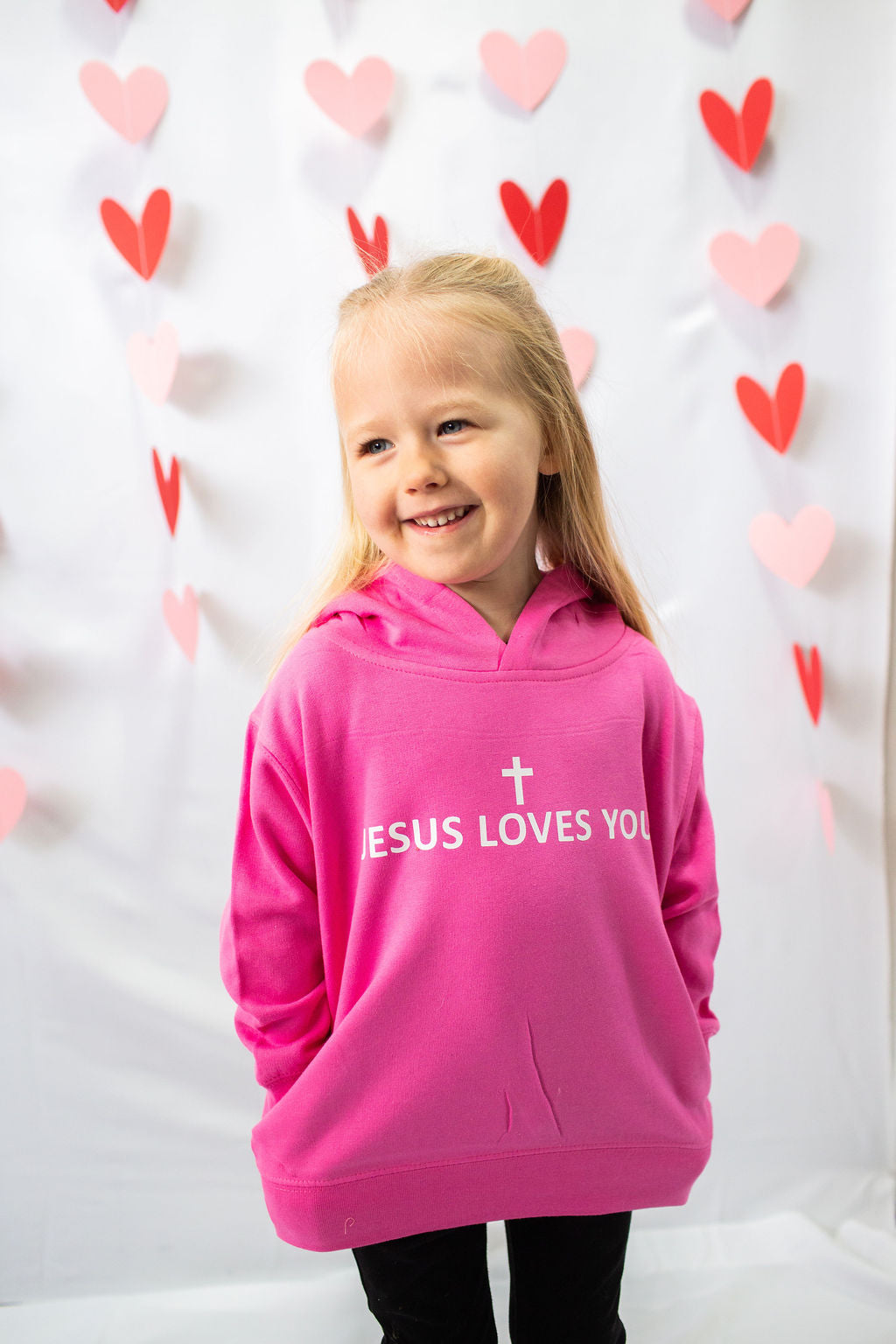 Jesus Loves You Toddler Hoodie Sweatshirt