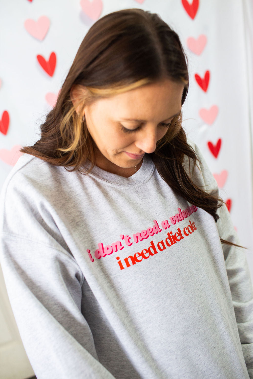 I Don't Need A Valentine, I Need A Diet Coke Crewneck Sweatshirt