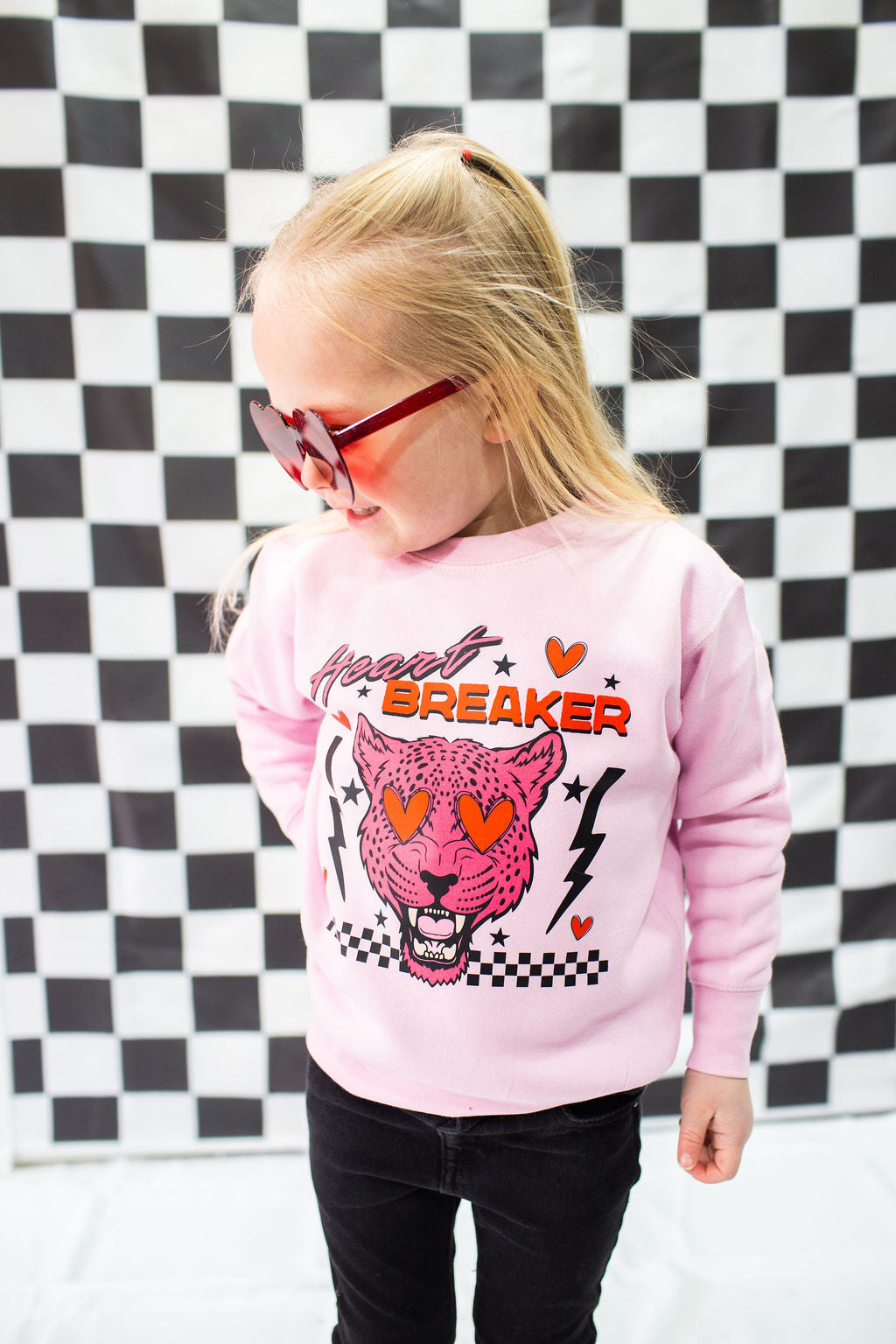Heart Breaker Toddler Crewneck Sweatshirt