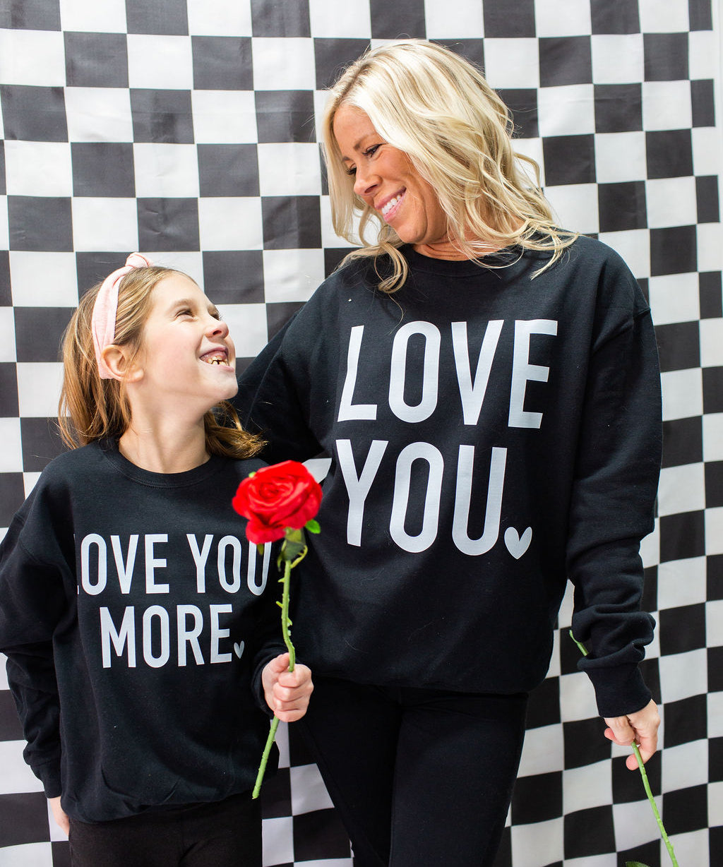 LOVE YOU MORE YOUTH Crewneck Sweatshirt