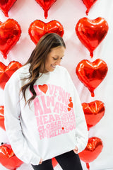 I Love You Always Forever Adult Crewneck Sweatshirt