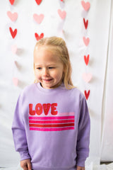 Pink Love Toddler Crewneck Sweatshirt