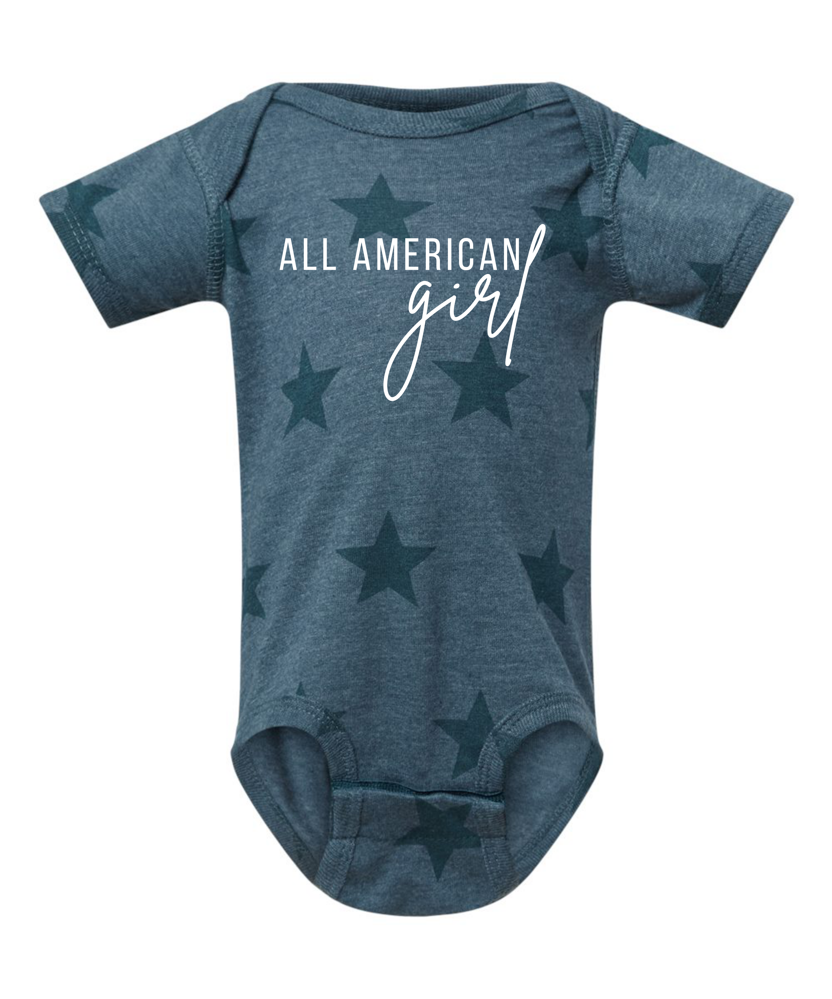 All American Girl Star Onesie
