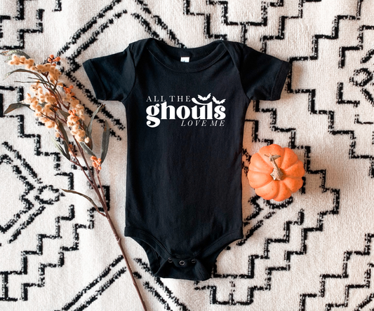 All The Ghouls Love Me Infant Onesie