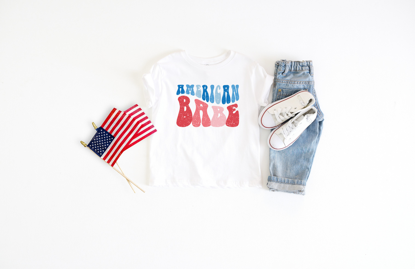 American Babe Toddler Short Sleeve T-Shirt