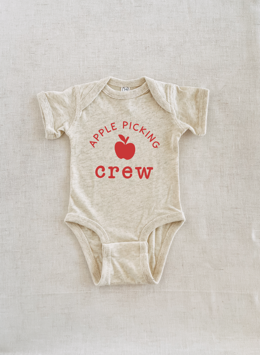 Apple Picking Crew Infant Onesie