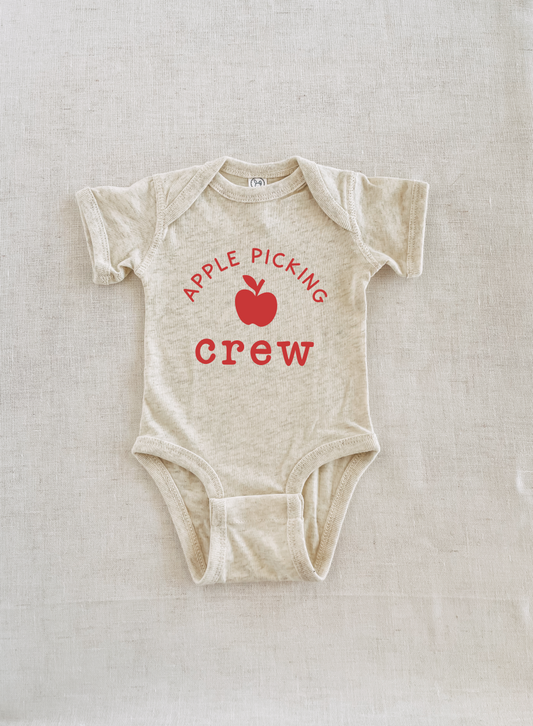 Apple Picking Crew Infant Onesie