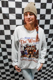 From The Windows To The Walls, I'm About To Haunt These Halls Crewneck Sweatshirt