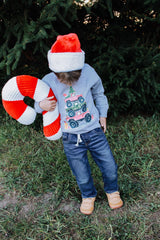 Monster Truck Christmas Toddler/Youth Crewneck Sweatshirt