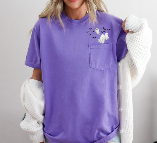 Ghosts & Bats Pocket T-Shirt