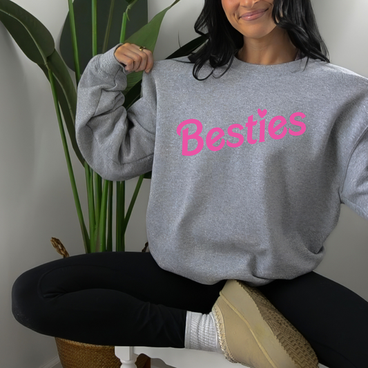 Besties Adult Crewneck Sweatshirt