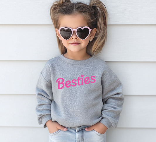 Besties Youth Crewneck Sweatshirt