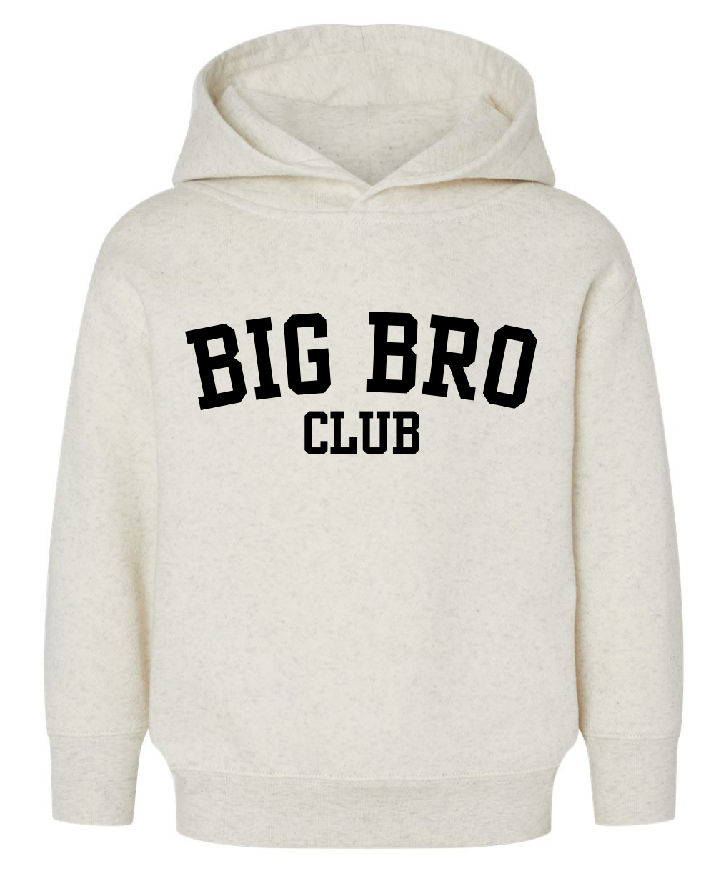 Big Bro Club Toddler Hoodie Sweatshirt