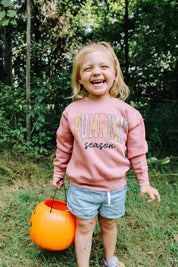 Pumpkin Season Toddler/Youth Crewneck Sweatshirt