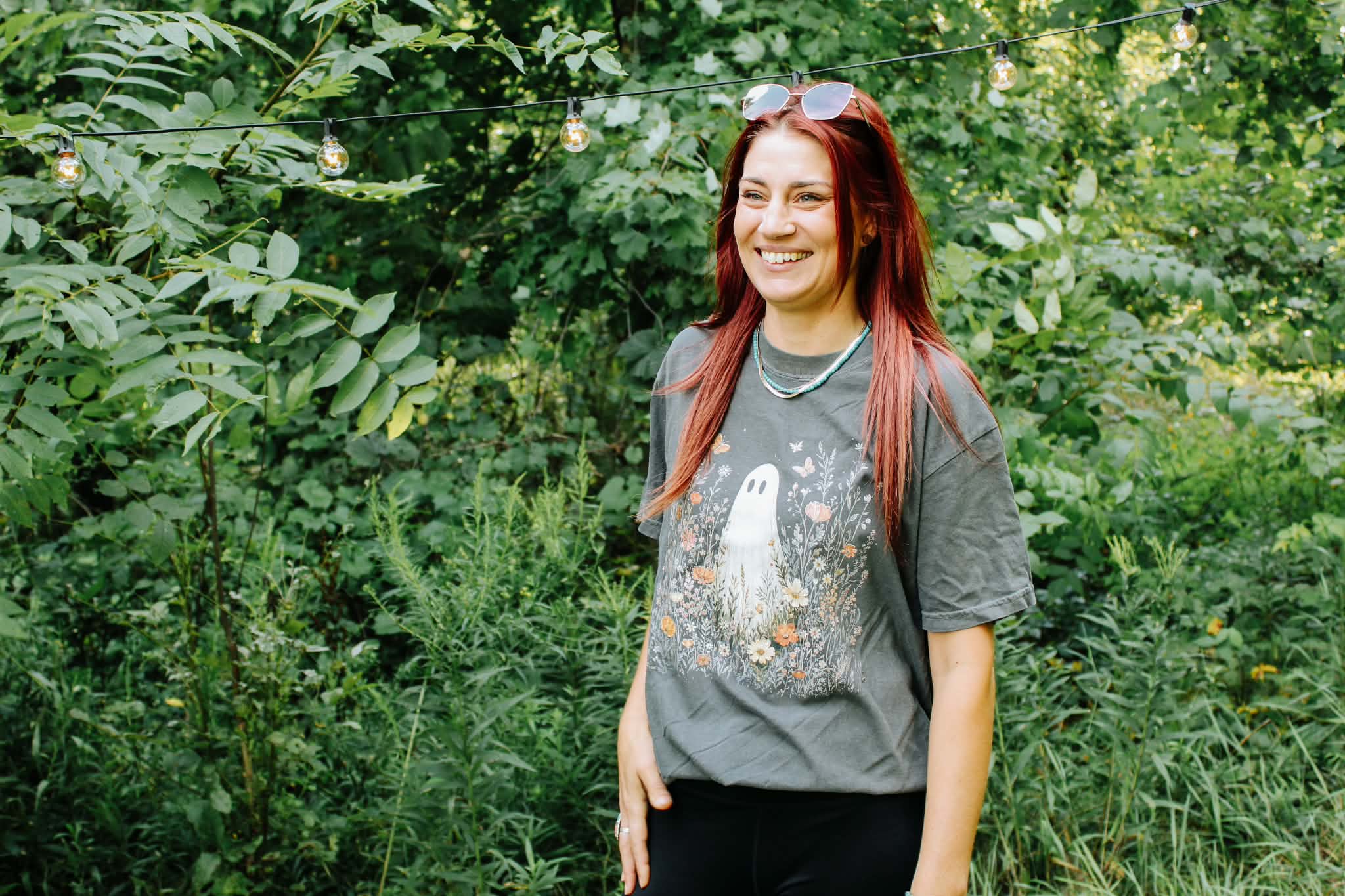 Flower Field Ghost T-Shirt