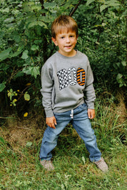 Painted Boo Toddler/Youth Crewneck Sweatshirt