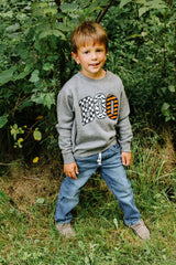 Painted Boo Toddler/Youth Crewneck Sweatshirt