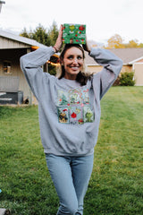 Grinch Stamps Crewneck Sweatshirt